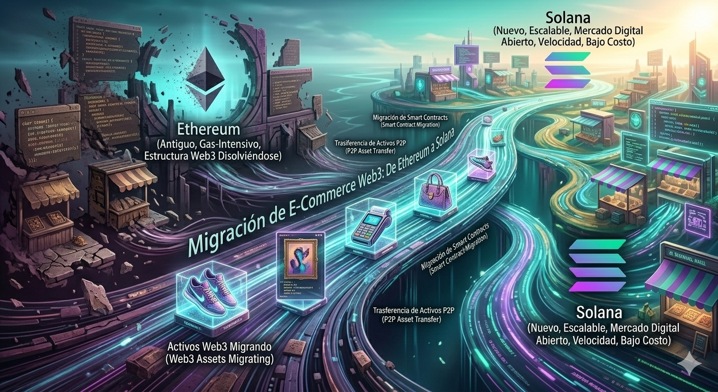 Migración de E-Commerce Web3: De Ethereum a Solana